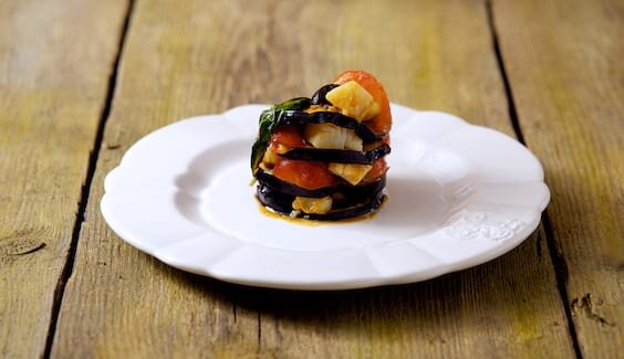 Parmigiana di Baccalà di Norvegia e melanzane