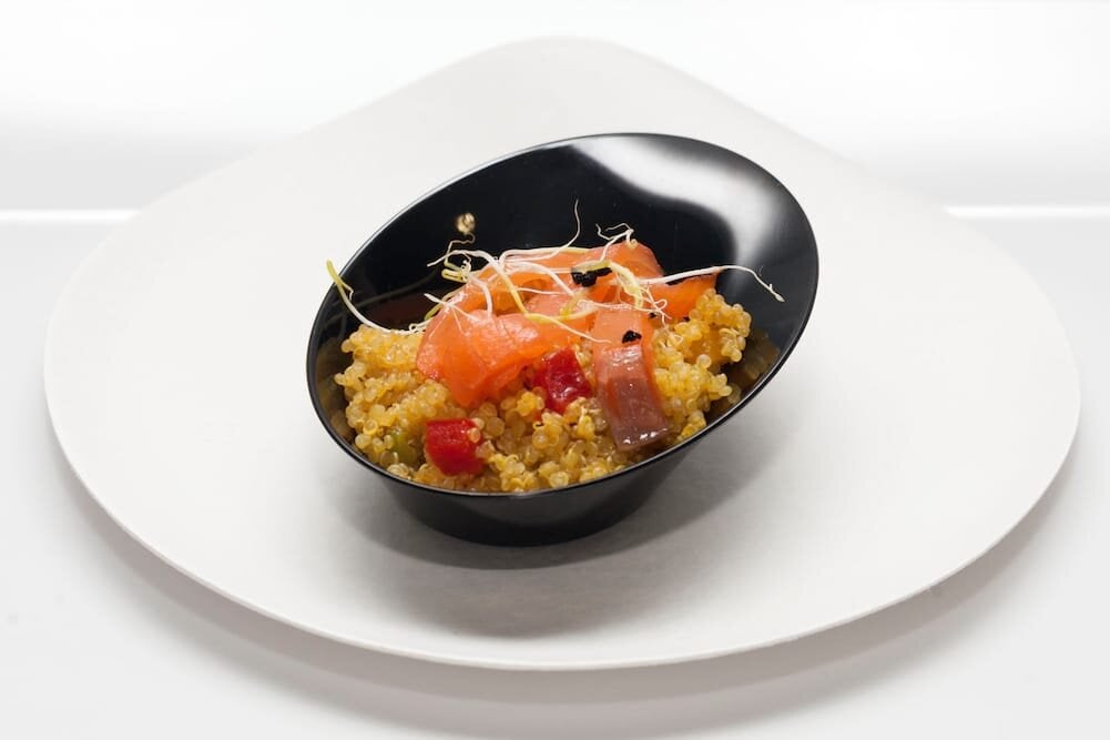Insalata di quinoa con Salmone Norvegese affumicato