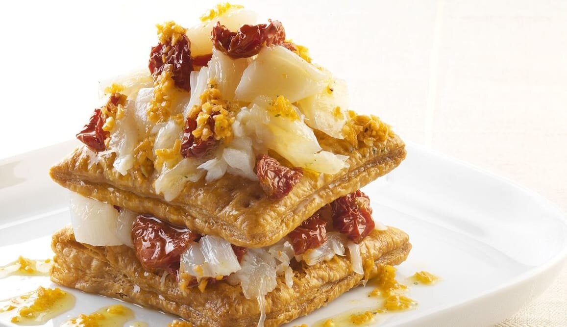 Millefoglie di Stoccafisso di Norvegia