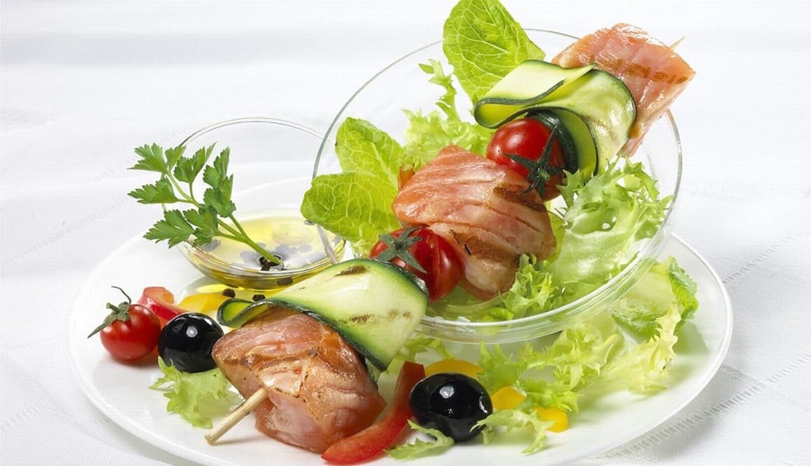 Spiedini di Salmone