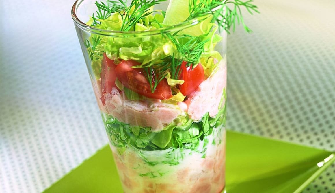 Salmone marinato al latte di cocco