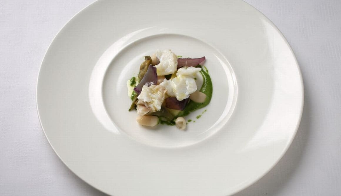 Casseruola leggera di Baccalà di Norvegia, carciofi e pesto