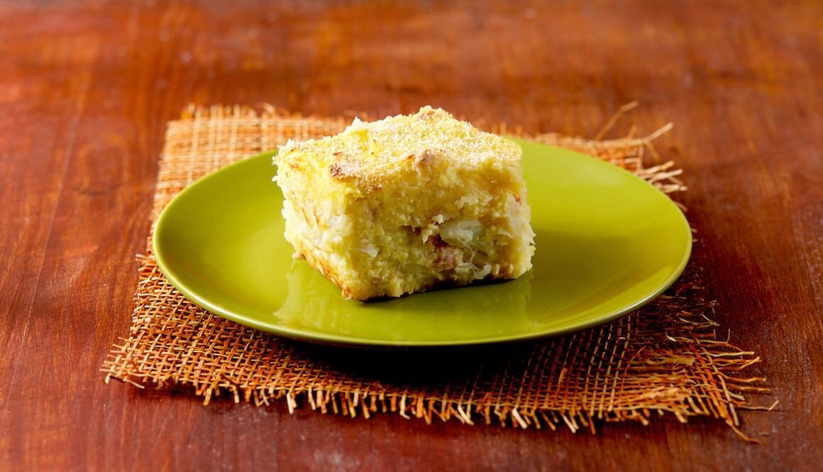 Gateau ricco di patate e Baccalà di Norvegia