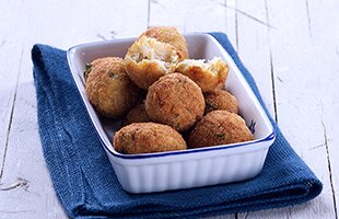 Polpette con lenticchie rosse e stoccafisso 