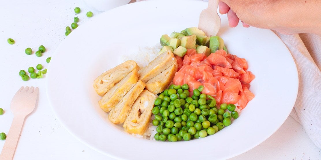 Bowl di salmone norvegese