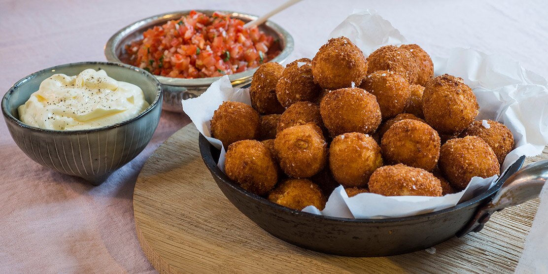 Bolinhos di baccalà norvegese