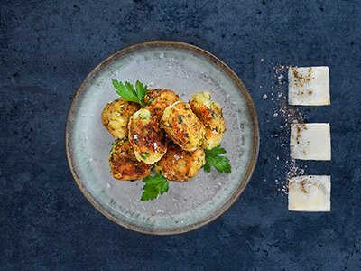 Bolinhos di baccalà norvegese