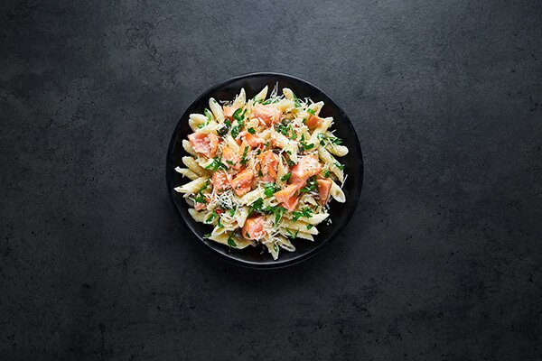 Penne al salmone norvegese