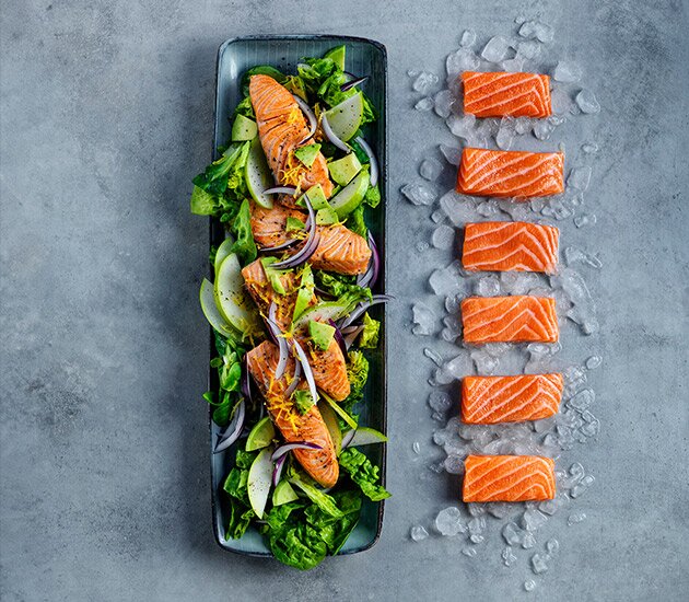 Salmone al forno con limone