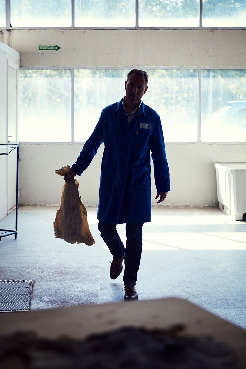 Jakob Dybvig trasporta del baccalà